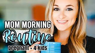 REAL HOMESCHOOL MOM MORNING ROUTINE // Pregnant + 4 Kids // Our Daily Flow