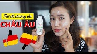 Thử đồ dưỡng da Châu Âu dành cho da mụn| Try European Skincare product