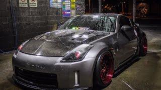 Washing my 350z and drying it up the right way.