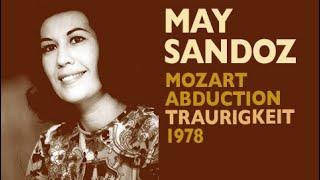 May Sandoz - Mozart: ABDUCTION FROM THE SERAGLIO, Traurigkeit, 1978