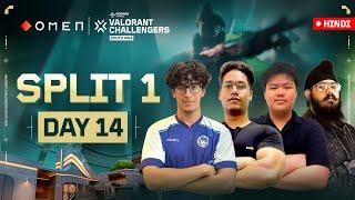 [HINDI] OMEN VALORANT Challengers South Asia 2025 Split 1 - DAY 14