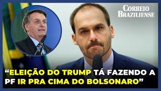 ELEIÇÃO DE TRUMP FEZ PF E MORAES ACELERAREM INDICIAMENTO DE BOLSONARO, DIZ EDUARDO