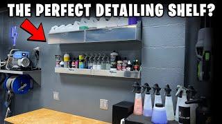 BEST DETAILING WALL SHELF? Perfect for mobile setups and garage!!!