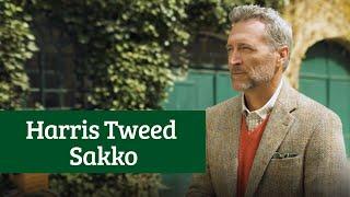 Harris-Tweed-Sakko modern kombiniert