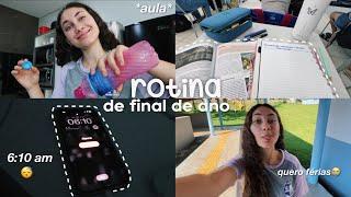 rotina de final de ano *fim das aulas, treinos, self care*