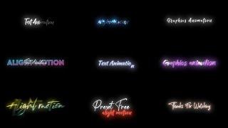 Alight Motion Text Animation Presets | Alight Motion Text Presets | Alight Motion Presets Xml file