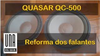 Caixa de som Quasar QC500 | Parte 2: restauro dos altofalantes