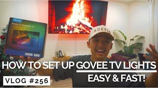 How To Install Govee TV Backlight T2 Lights Installation (EASY & FAST!)