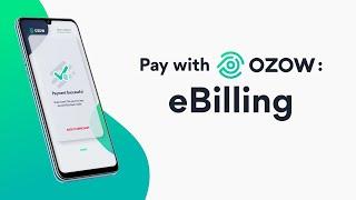 Pay with Ozow: eBilling