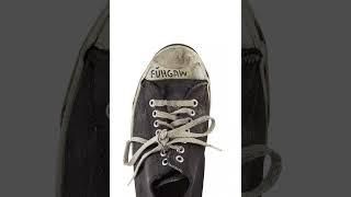 EXCLUSIVE NFT -- NIRVANA: KURT COBAIN PERSONALLY OWNED AND INSCRIBED CONVERSE SHOES