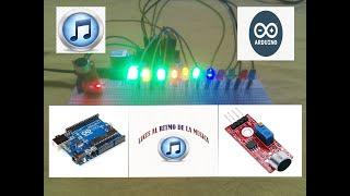 Luces Led al Ritmo de la Música con el sensor de sonido KY-038 + Arduino