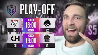 PLAY-OFF DAY 2. Team Spirit vs Virtus PRO / VT vs CH - Mobile Legends