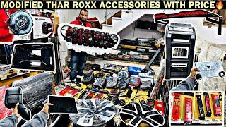 Modified Thar Roxx Accessories 2024 | Thar  Roxx 2024 modification  Roxx modification with Price  