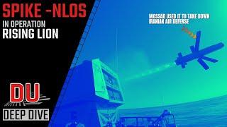 How Mossad operatives used Spike NLOS to damage Iranian Air defense systems?