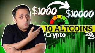  Top 10 Safest Crypto To 10x In Crypto Market By 2024-25 Bull Run | 1000% Pump In These Altcoins 