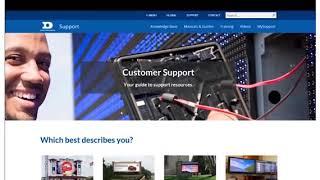 Accessing Daktronics Product Support Online