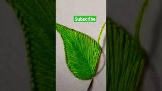#shorts #shortsfeed #ytshorts #embroidery #embroiderydesign #embroidered #stiching #leaf #2023 #diy