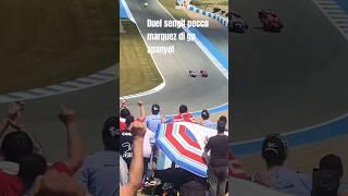 DETIK - DETIK MARC MARQUEZ OVERTAKE BAGNAIA MOTOGP SOANYOL 2024 #shorts #motogphariini #trending