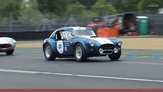 Shelby Cobra 289 in Le Mans Classic + Onboard Damien Kolher Race 1 ! [HD]