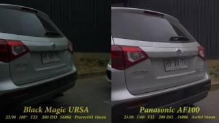 Comparativa Black Magic URSA VS Panasonic AF100