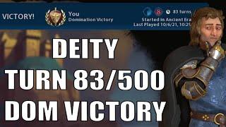 Deity 83 Turn Domination Victory