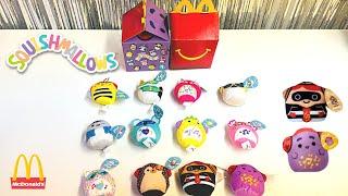 McDonald’s SQUISHMALLOWS Happy Meal Collection! All 12 w/ Mystery Hamburglar! Dec 2023 