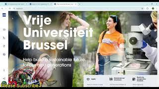 Admission in VUB - Engineering Program  #europe #study #students #vub #civilengineering #belgium