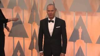 Michael Keaton on the 2015 Academy Awards Red Carpet @MichaelKeaton