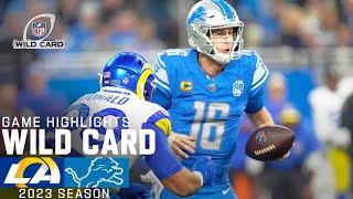 Los Angeles Rams vs. Detroit Lions Game Highlights | NFL 2023 Super Wild Card Weekend