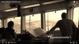  #TERRIFYING Footage. What It's Like On-Board a Ship In a North Sea STORM #waves  #Storm #ocean