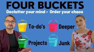 Declutter your mind: The "4 Buckets" Technique to Stop Rumination  and Get a Good Night's Rest 