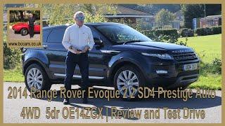 2014 Range Rover Evoque 2 2 SD4 Prestige Auto 4WD  5dr OE14ZGX | Review and Test Drive