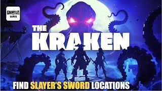 THE KRAKEN BOSSFIGHT MAP FORTNITE - FIND SLAYER'S SWORD LOCATIONS