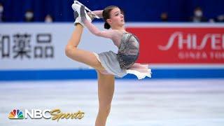 Anna Shcherbakova's flawless free skate clinches World Team Trophy gold | NBC Sports