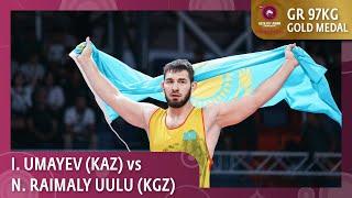 Round 3 • GR 97Kg • Islam UMAYEV (KAZ) vs. Nurmanbet RAIMALY UULU (KGZ)