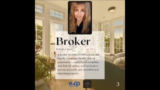 What does the word Broker mean in real estate and what are their primary duties?