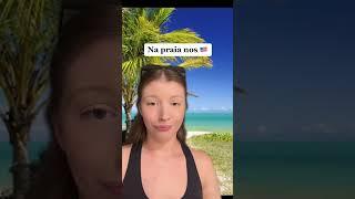 Diferença entre a praia nos EUA e no Brasil