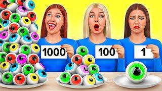 100 Слоев Еды Челлендж | Вкусные Кухонные Лайфхаки от Mega DO Challenge