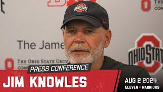 Jim Knowles details Ohio State's first two practices, discusses depth at nickel