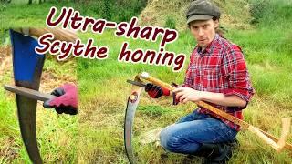 Sharpening your scythe blade