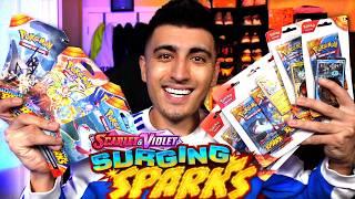 NO WAY I PULLED IT! Opening Every Surging Sparks Booster Pack!