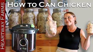 Why You Should Can Chicken! Canning chicken is easier than you think!