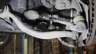 What to do if the stabilizer rod nut does not loosen BMW X5 E53 stabilizer link