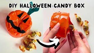 DIY Halloween Candy Box Using Recycled Plastic Bottle | Halloween Decor Ideas | Halloween Gifts Idea