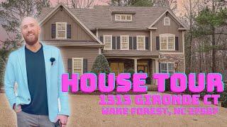 Custom Estate Home Tour in Wake Forest, NC (1313 Gironde Ct)