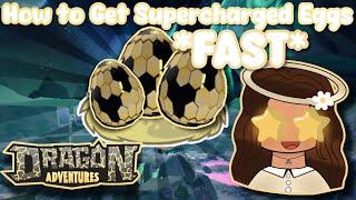 How To Get Supercharged Eggs *FAST!* (Dragon Adventures, Roblox!)