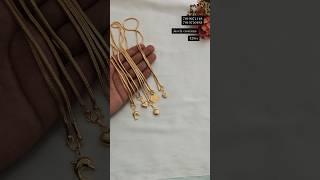 Real gold look short chain jasvik creations #trending #online #fashion