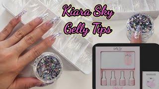 Kiara Sky Gelly Tip Starter Kit/ Long Coffin Gelly Tips