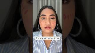 Blush Placements - For Elongated Or Fuller Cheeks
