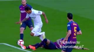 Arturo Vidal perfect tackle from behind - Barcelona vs. Getafe (12/05/2019) HD 720p